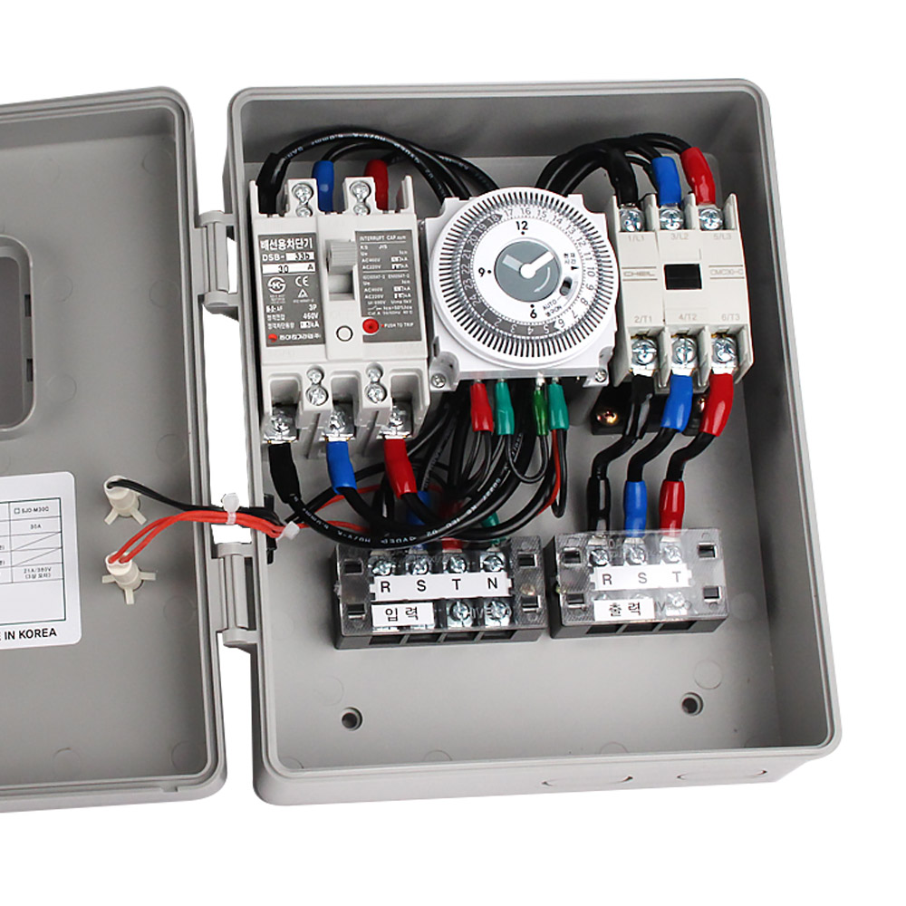 서준전기 SJP-M30C 타임 스위치 아날로그 타이머 대용량 3상모터용 M/C접점, 1개 137,400원