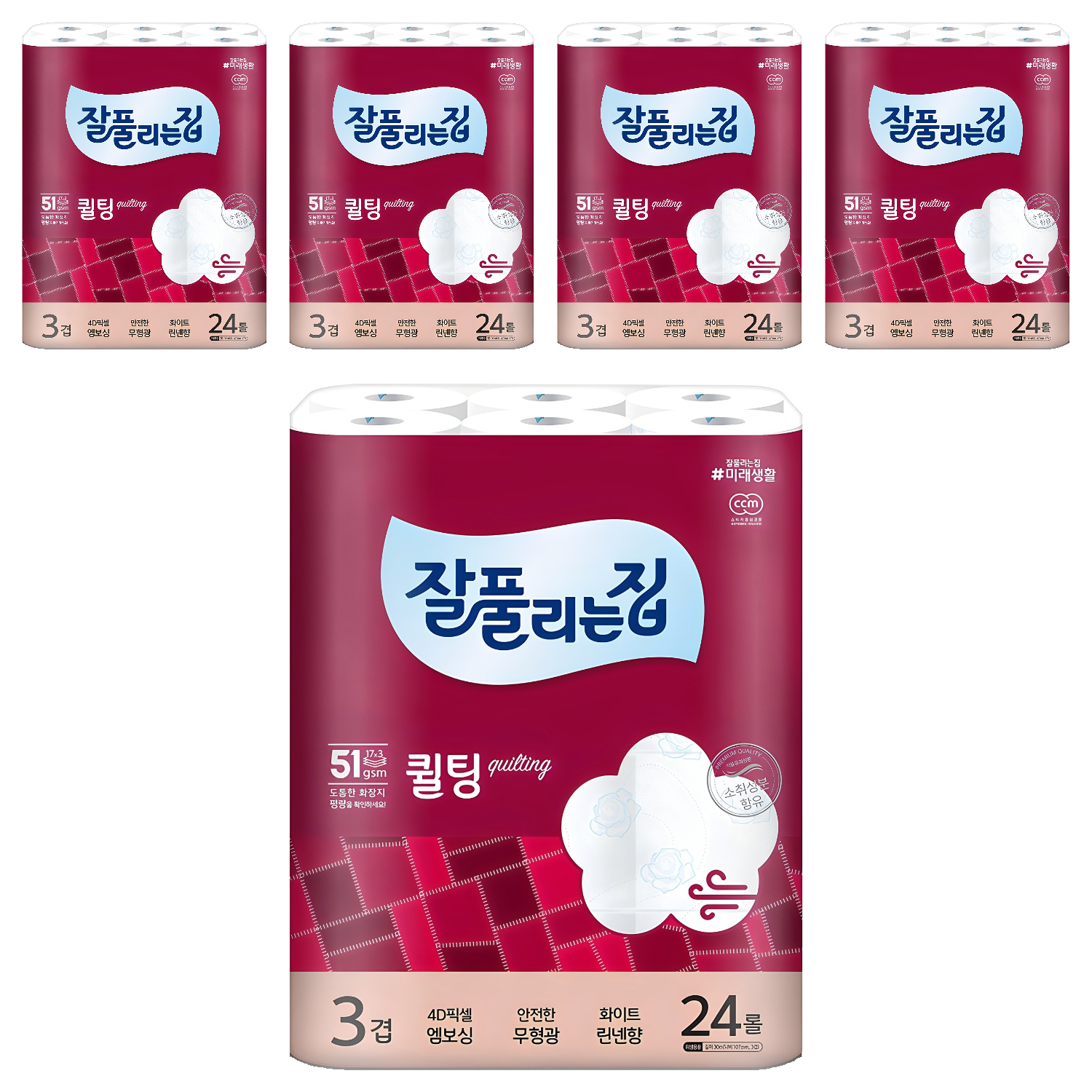 잘풀리는집 퀄팅 3겹 화장지 58,050원