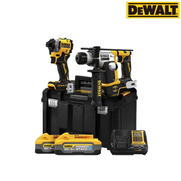 [디월트] DCK2213H2T / 20V MAX 파워스텍 DCF850+DCH172+DCB1104 5.0Ah 콤보세트 (Tstak) 716,700원