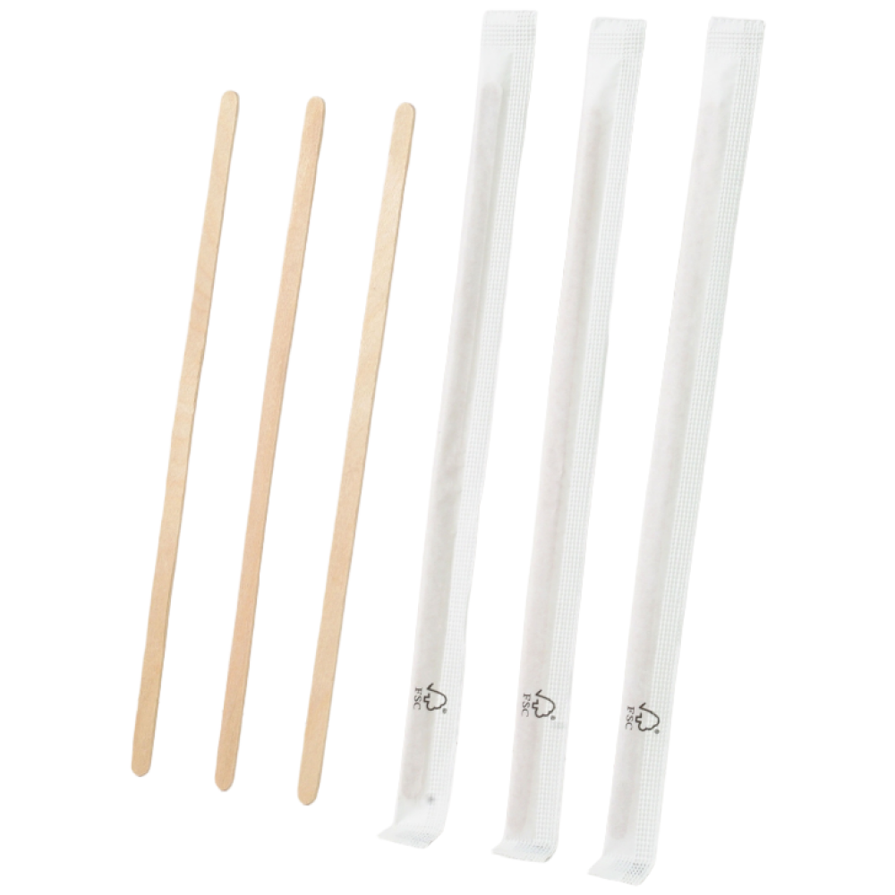 아이엠그리너 일회용 우드 커피스틱 종이 개별포장, 1세트, 250개 6,600원