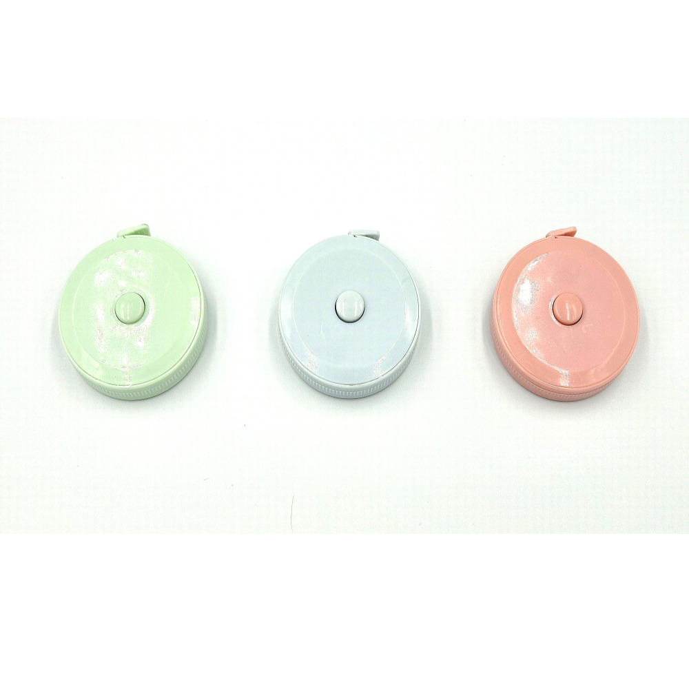 열쇠고리줄자 휴대용 귀여운 소형 작은 자동감김 고정 버튼 560원