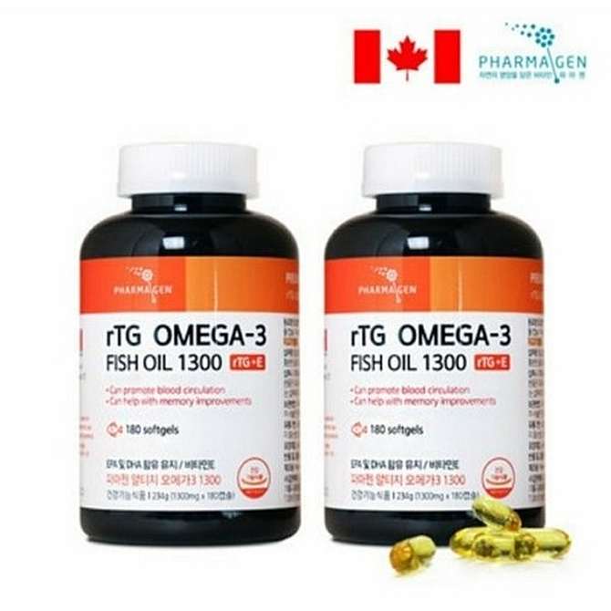 파마젠 rTG 알티지 오메가3 180정 6개월분 74,800원