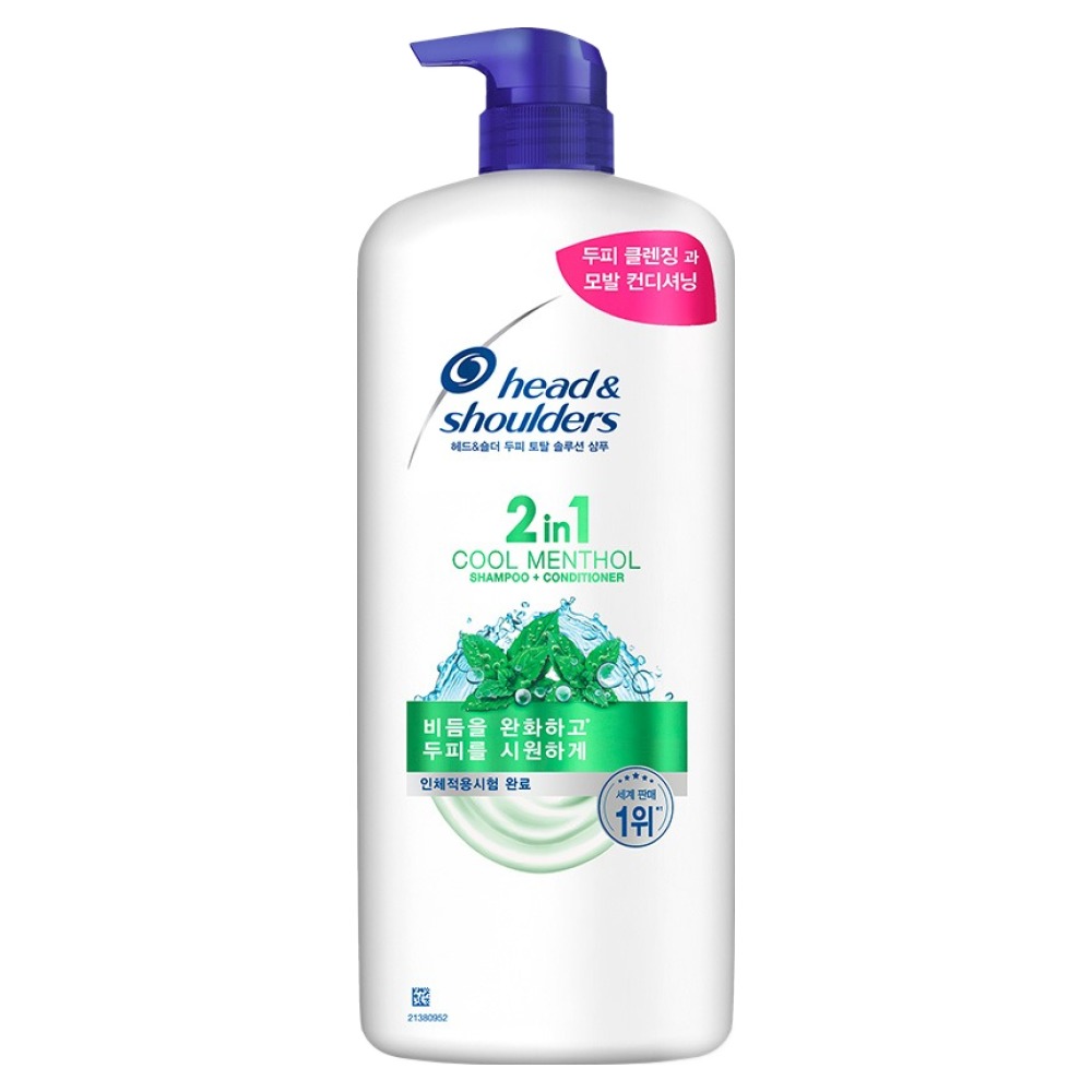 헤드앤숄더 2in1 쿨멘솔 샴푸 컨디셔너 겸용 23,900원