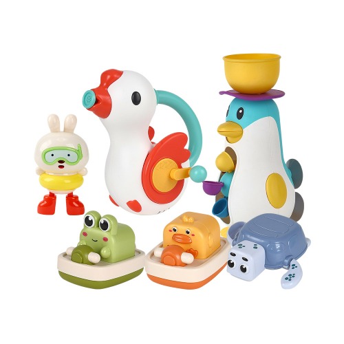 [캐스B] 네이처 뉴 즐거운 목욕놀이 장난감6종(1039set) 물놀이 태엽 욕조 장난감 46,400원