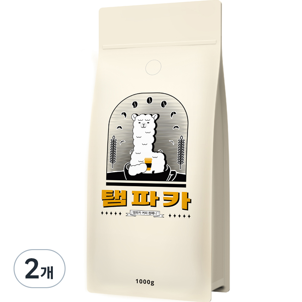 탬파카 바리스타 블렌드 커피 원두, 홀빈(분쇄안함), 1kg, 2개 67,000원