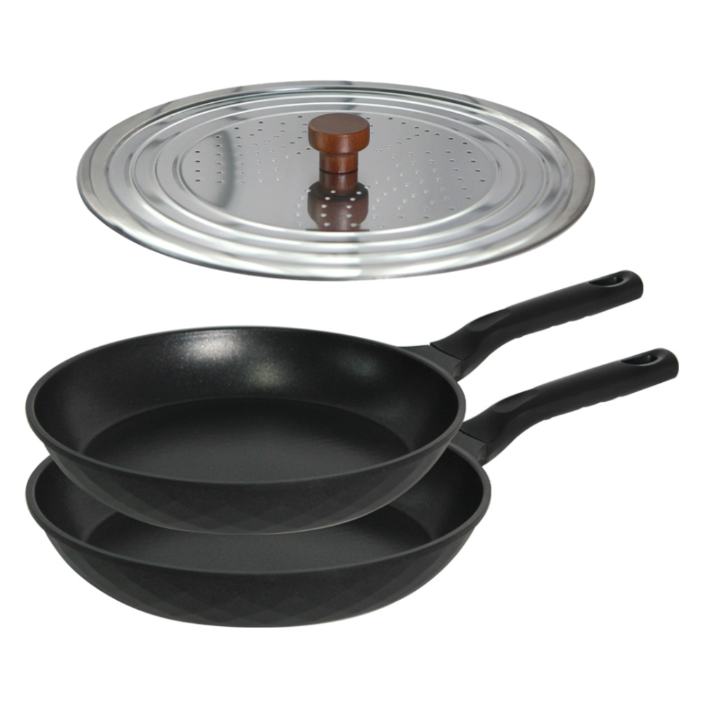 키친아트 인덕션 꼬뜨 실버 프라이팬 세트 3개 39,900원