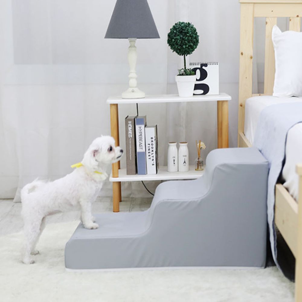 국산 강아지 계단 라운드 방수 스펀지 포함 2단 노견용품 슬개골탈구 27,900원