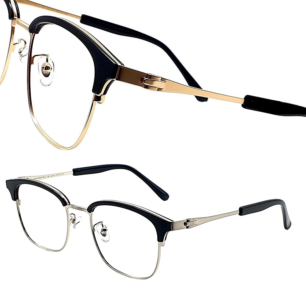 [오늘발송] EYES ONE 고퀄리티 사각 스퀘어 가벼운 편안한 하금테 반뿔테 안경테 명품 남자 여자 안경 39,800원