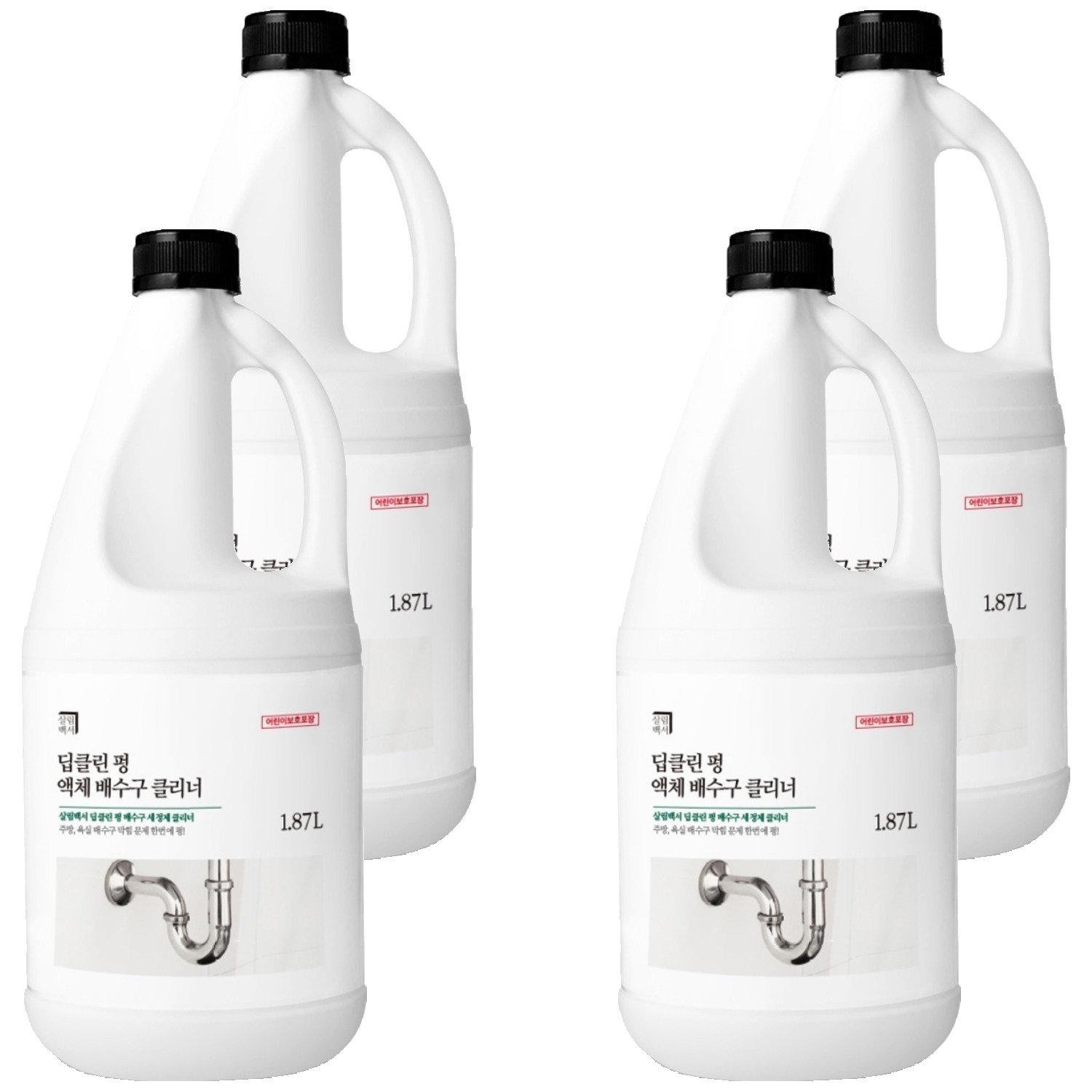 살림백서 딥클린 펑 배수구 세정제 클리너 20,800원