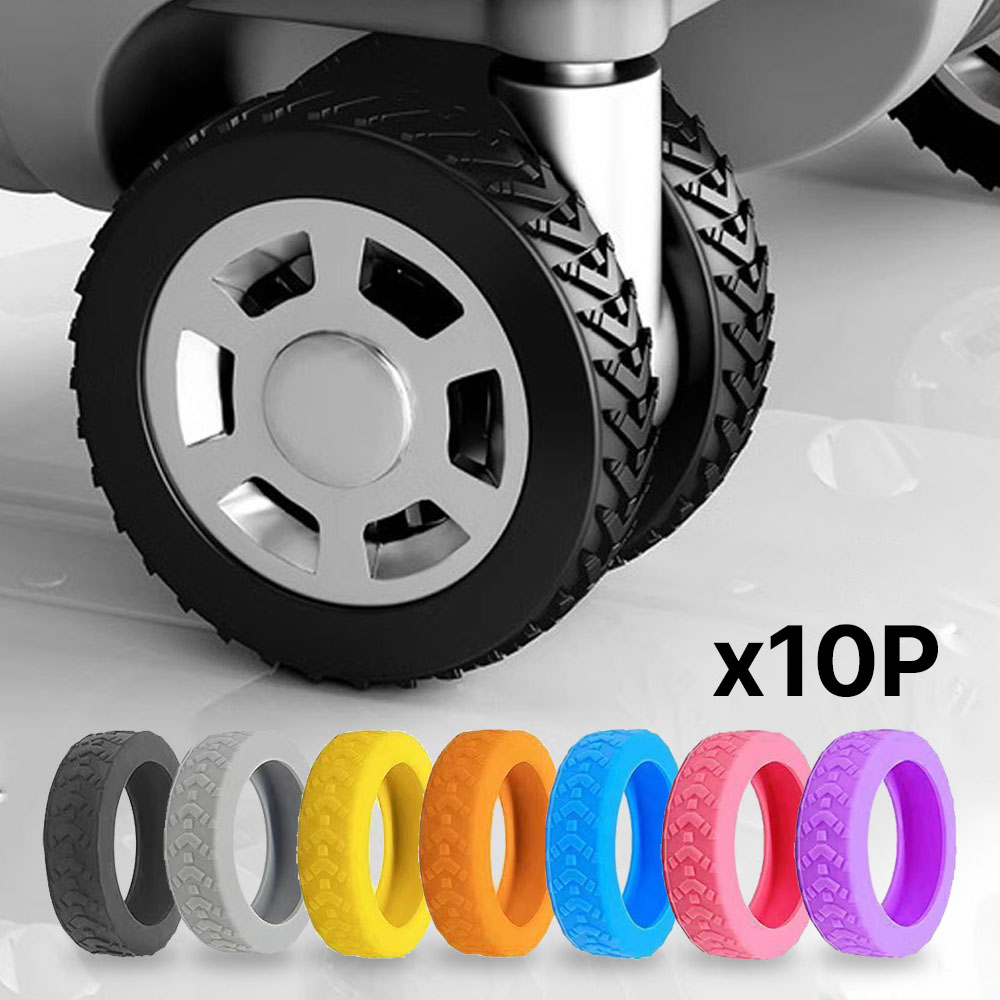 몬스터팜 5세대 캐리어 바퀴 커버 10P 실리콘 미끄럼방지 소음 방지 14,900원