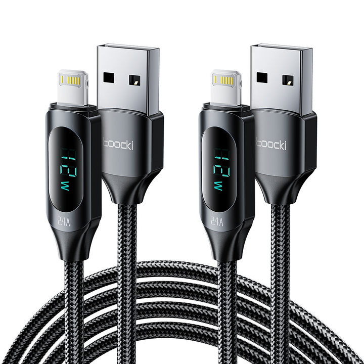 Toocki PD 20W 디스플레이 라이트닝 A타입 8핀 고속충전 케이블 아이폰 충전기 케이블 12,900원