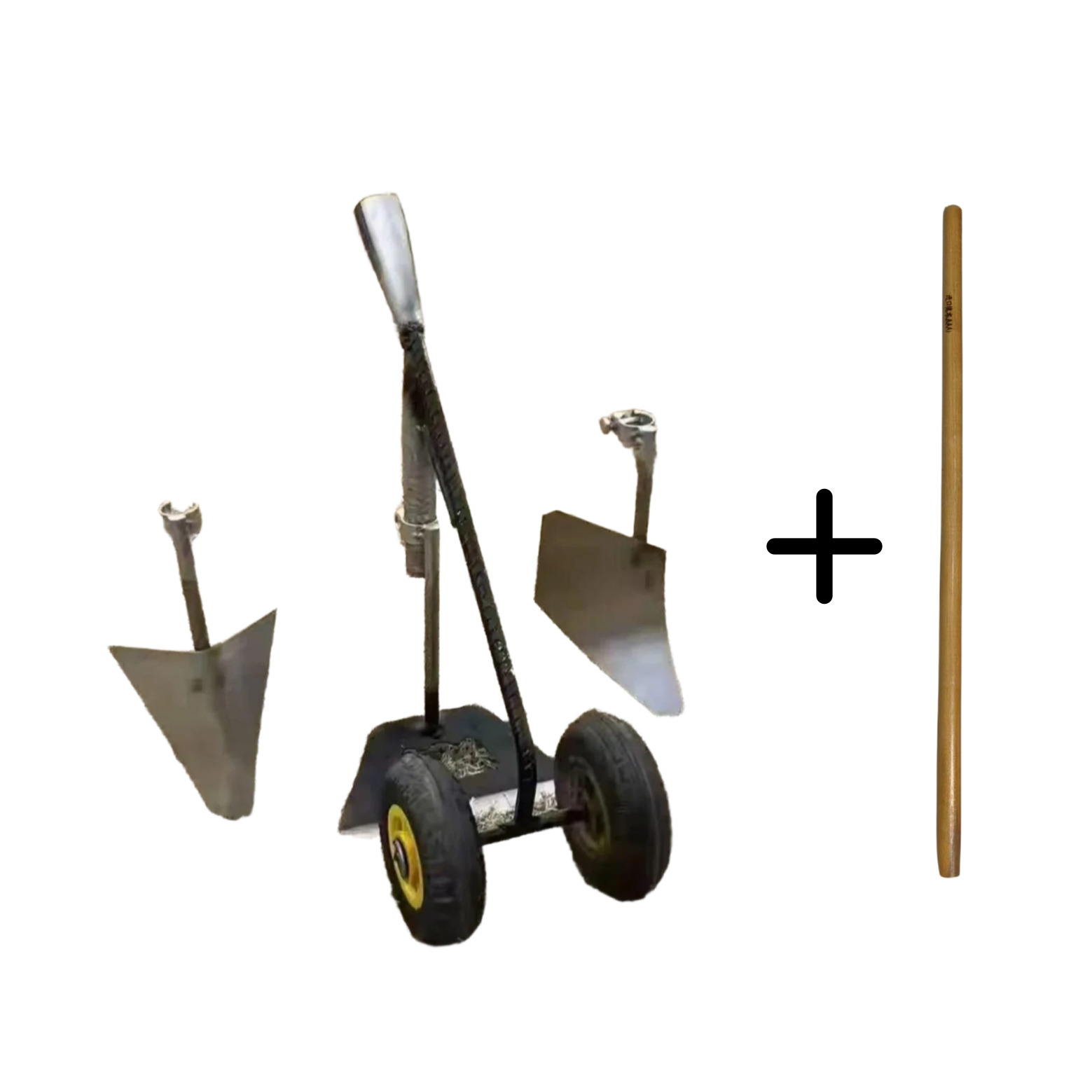 하믄 인걸기 수동쟁기 밭고랑기기 괭이 갈고리 농기구 텃밭 경작 3 in 1 세트 자루포함, 1세트 59,800원