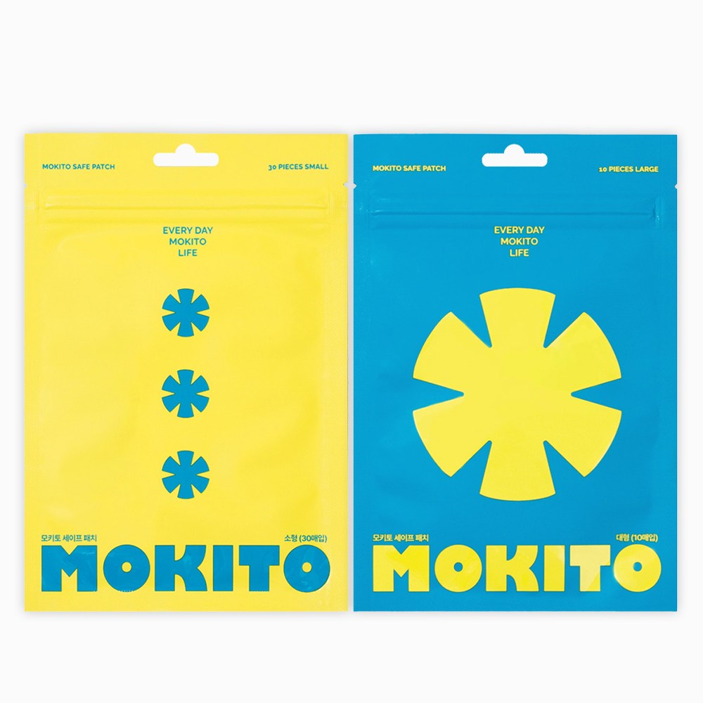 모키토 세이프 패치 SMALL/LARGE 썸머패치 캠핑용품 여행필수품 야외활동 천연아로마향 24시간지속, 1개, SMALL(30매입)+LARGE(10매입) 17,500원