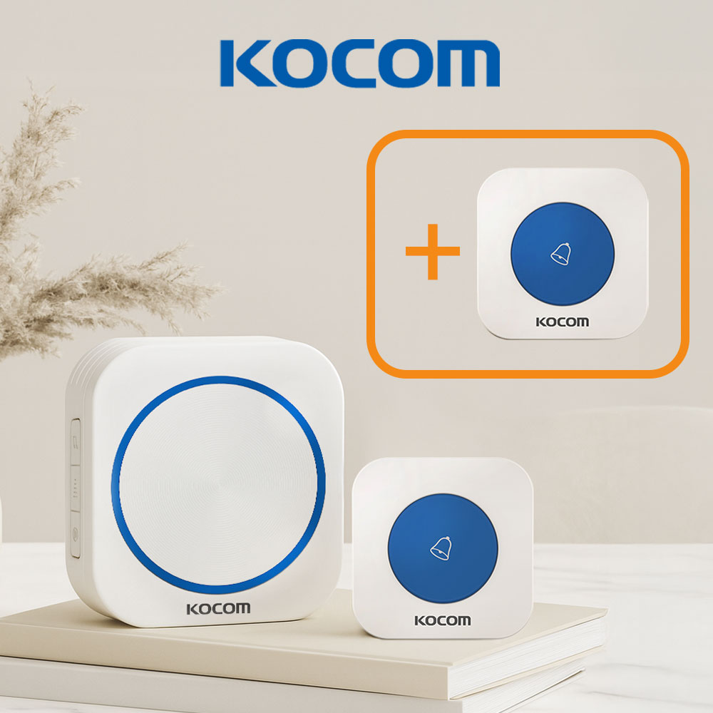 코콤 무선 차임벨 스마트 프리미엄 현관 초인종 알림 도어벨 호출벨 도움벨 장애인 화장실 비상벨 응급벨 경보기 21,500원