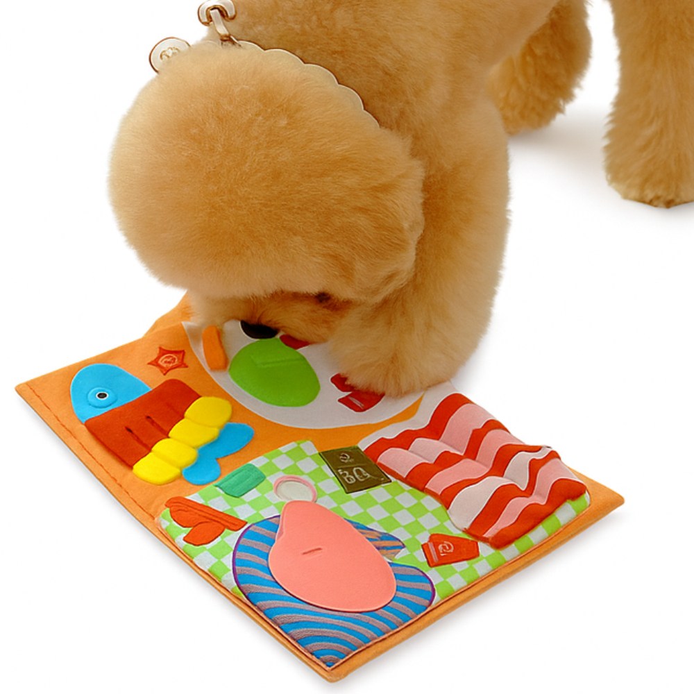 MAAH 강아지 플레이북 BBQ 메뉴판 노즈워크 IQ 장난감 NK2315, 1개, 혼합색상 11,950원