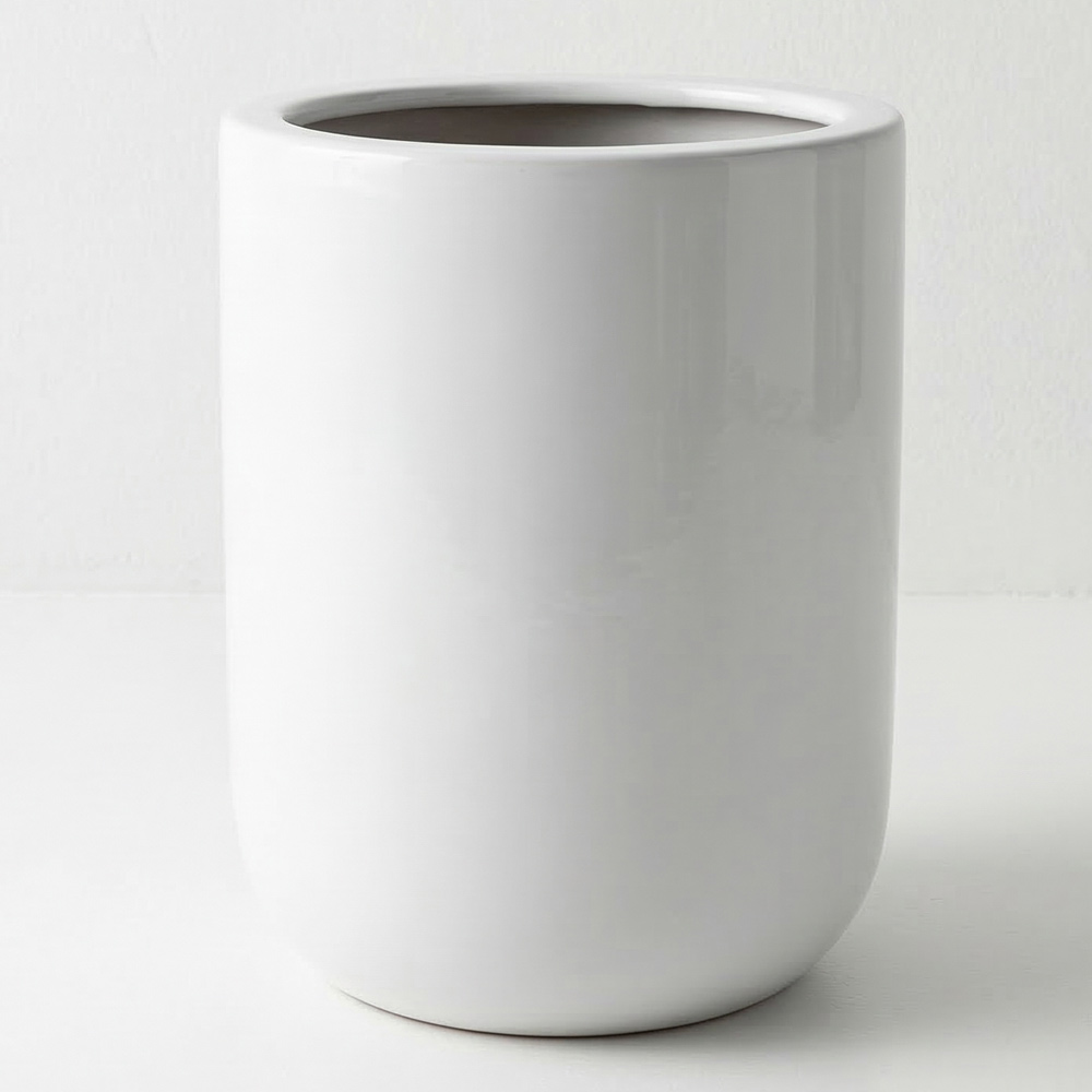 그린데이 원통라운드 도자기 화분 - 인테리어 공간 인테리어 분갈이 디자인 대형 거실 화분 38,900원