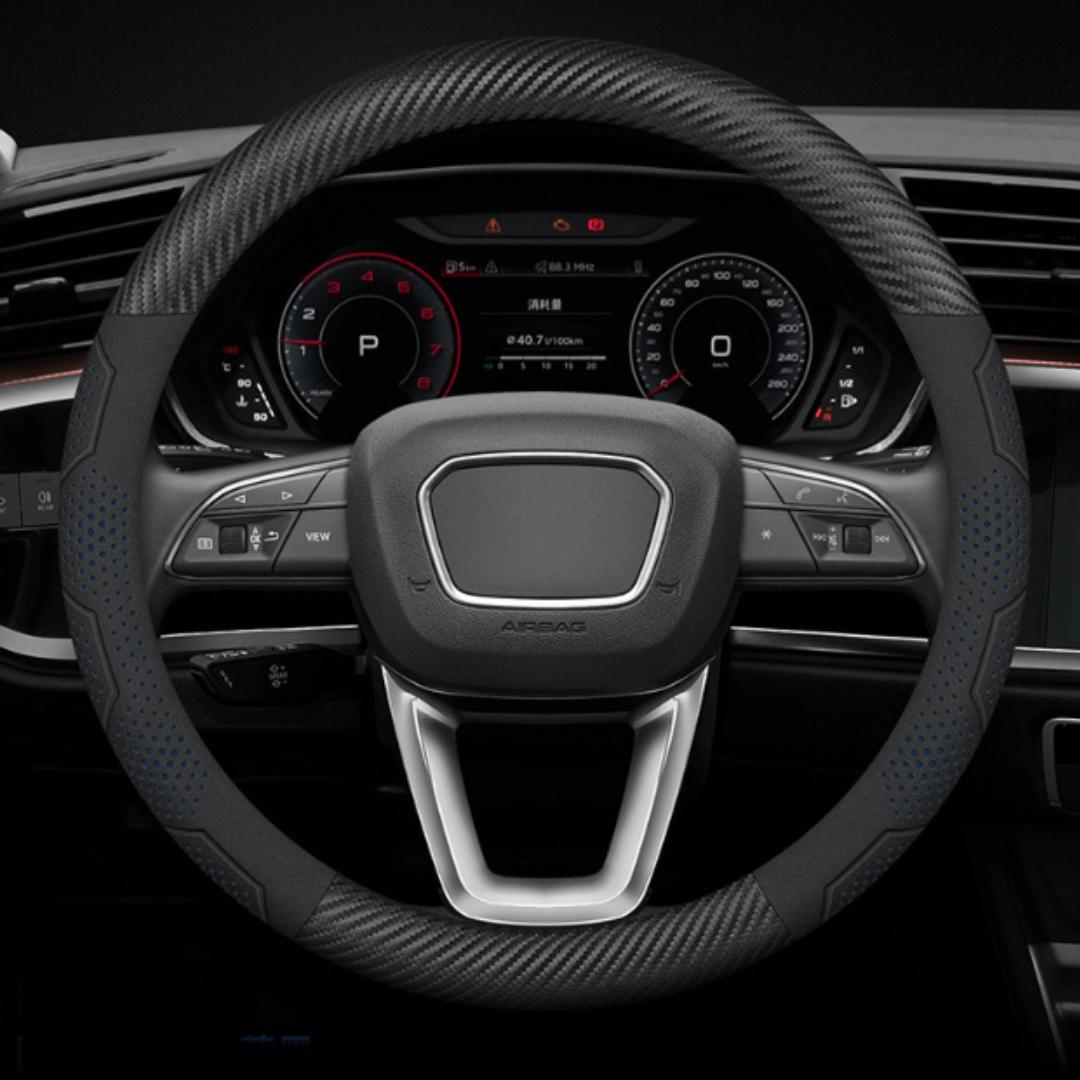 오토크루 그립마스터 카본 알칸타라 핸들커버 원형, 블랙 28,700원