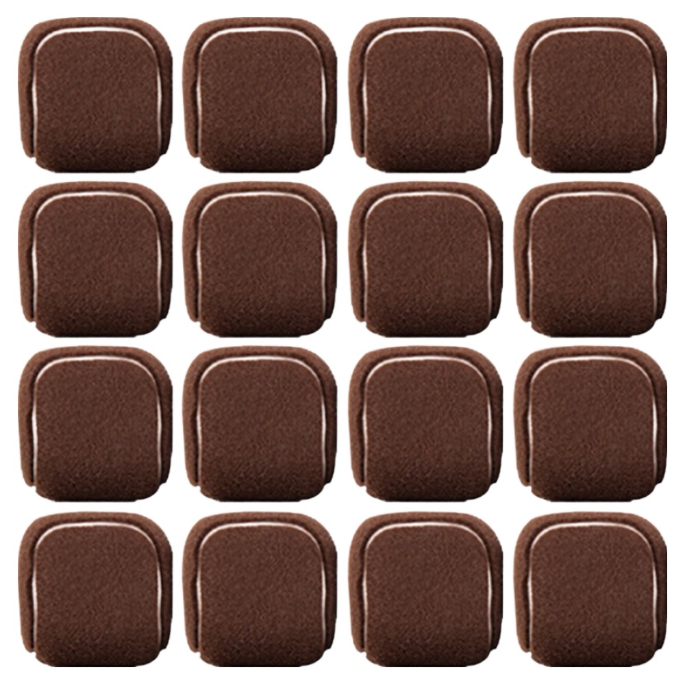 모노플랫 사각 테니스공 의자 발캡 브라운, 16개 8,900원