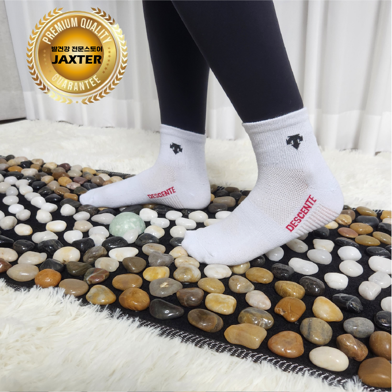 잭스터 180cm 특대형 천연자갈 건강 발지압 매트 마사지, 블랙, 1개 59,500원