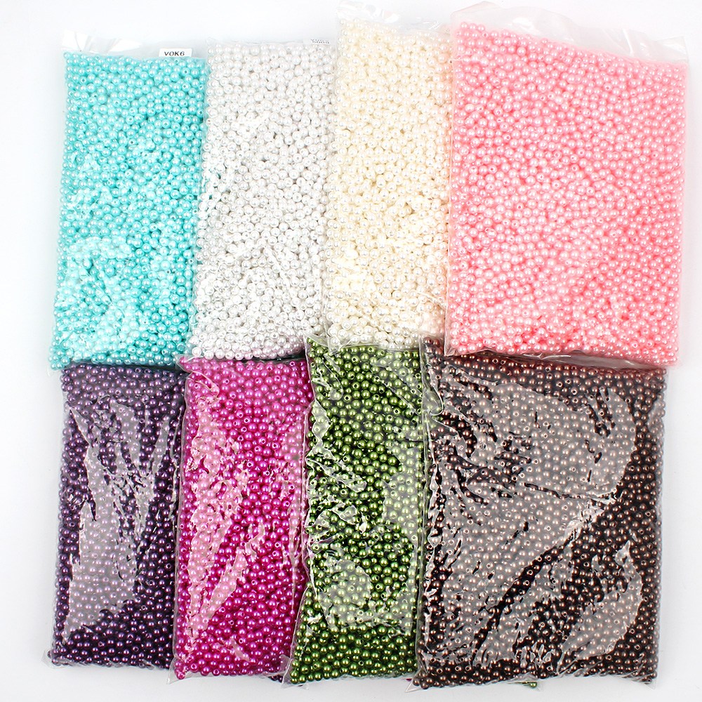 진주구슬 6mm-5000개 대용량-500g, 1개, 진주대용량6mm-42인디핑크_(1봉) 9,500원