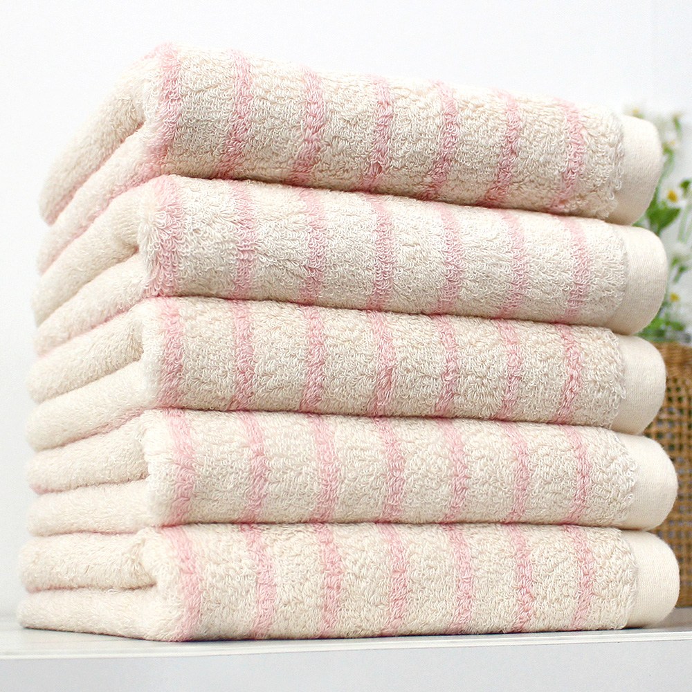 소프트터치 선염 모던 앤 심플 스트라이프 호텔 수건 200g 40수 코마사 28,500원