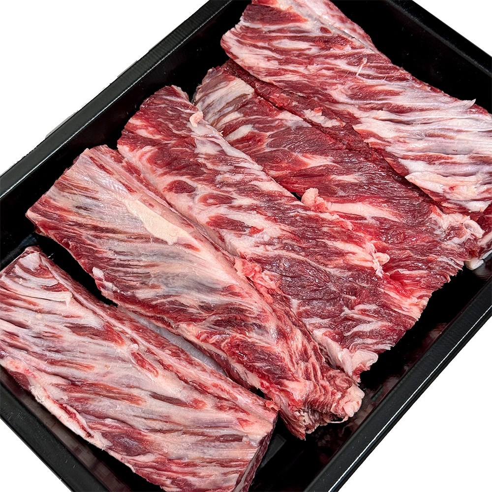 마장동 1++ 9번 투뿔 한우 통갈비살 특상급 소고기 수육용 구이용 123,000원