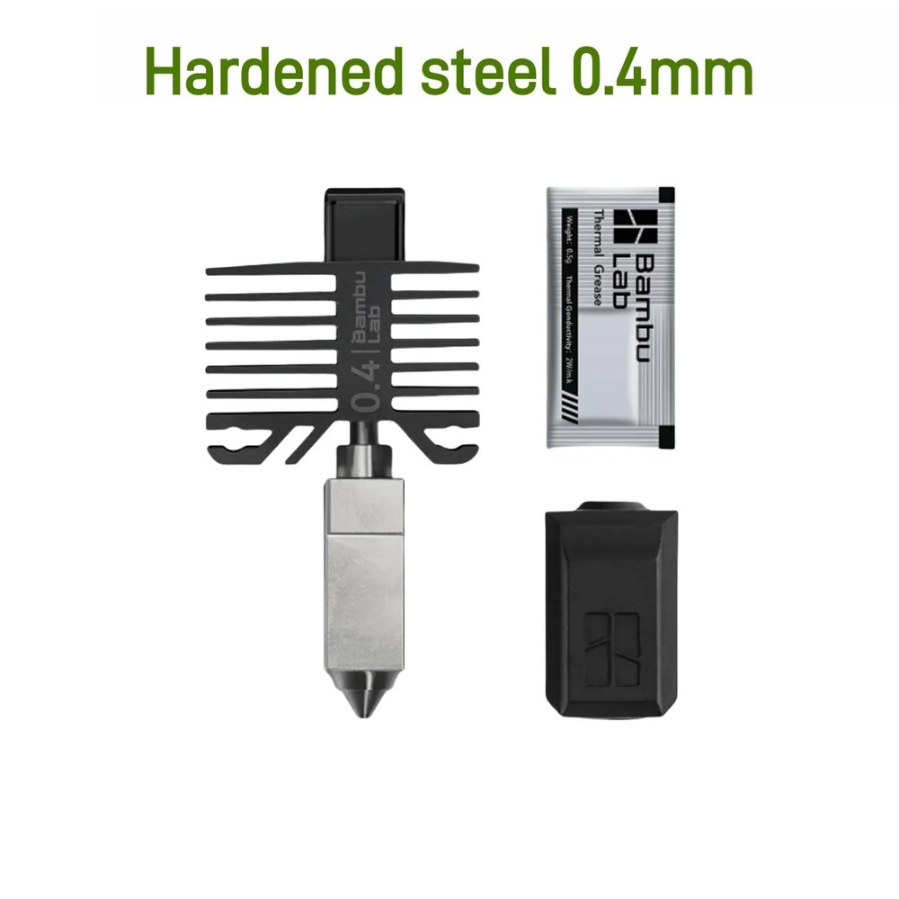 밤부 X1 P1 시리즈 핫엔드 키트 경화강 노즐 8mm 밤부랩 X1C X1 P1P P1S 3D 프린터 부품용 30,600원