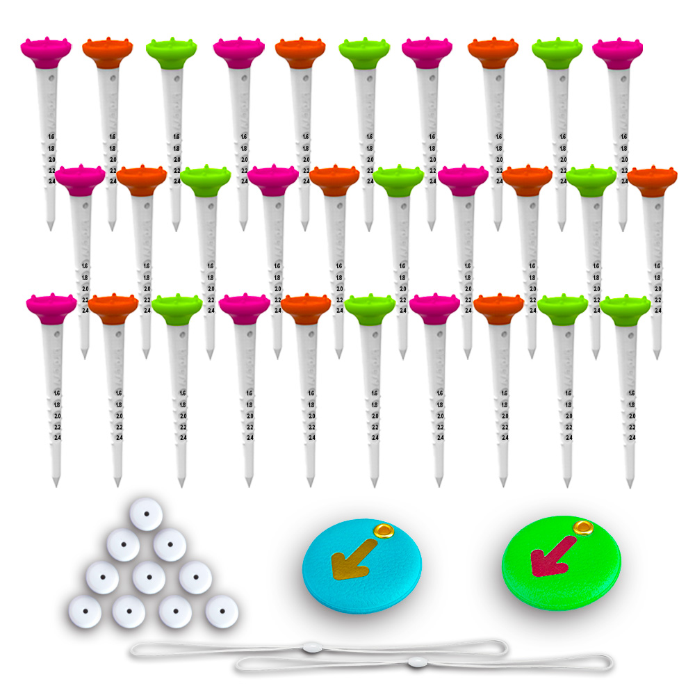 빅이지 골프티 빅세트(30개 구성)-빅헤드 쓰기싑고 튼튼한 골프티, 자석티걸이와 높이 조절이 가능, 30개, 3색혼합 26,500원