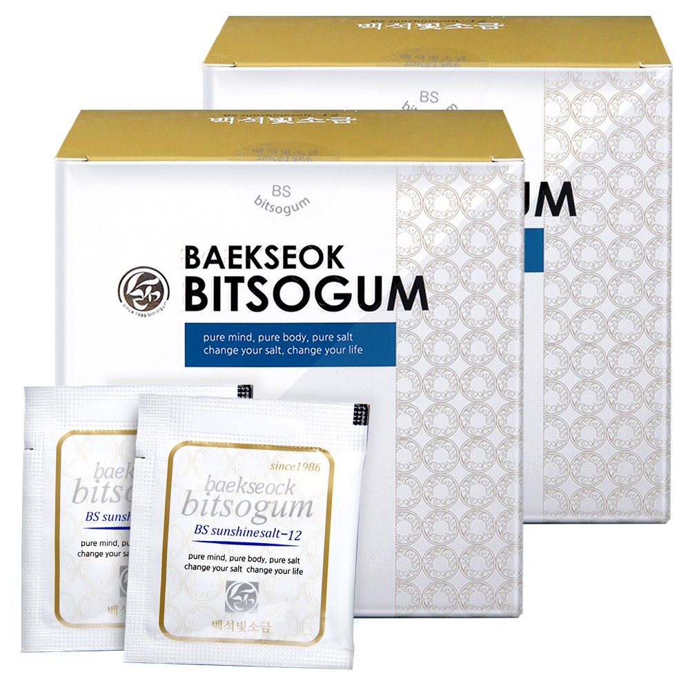 백석빛소금 12시간 (3gx100포) 용융소금 고급소금, 300g, 2개 118,000원