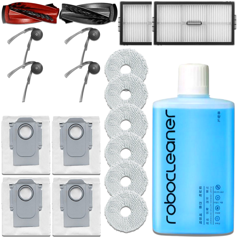 로보락 S9 Maxv Slim 소모품 세제 물걸레 먼지봉투 필터 브러쉬 호환, 1개, 체험세트 39,800원