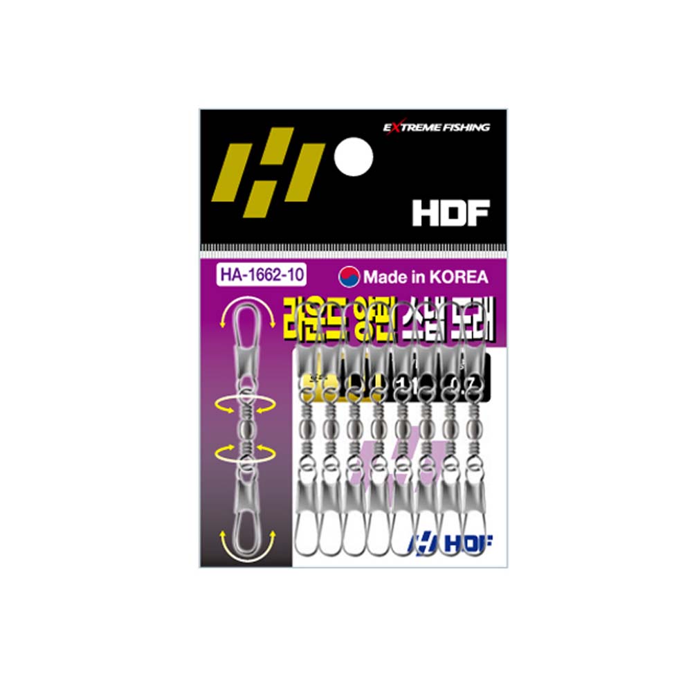 HDF 해동 라운드 양핀 스냅 도래 덕용 HA-1663 벌크 스위벨 1,400원