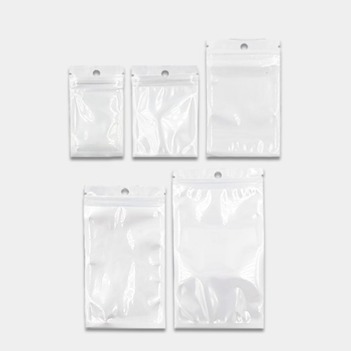 티놀지 고급 OPP 지퍼백 포장지 헤다봉투 100매 반투명 펀칭고리 편리한 지퍼락, 1개, 100개입 8,900원