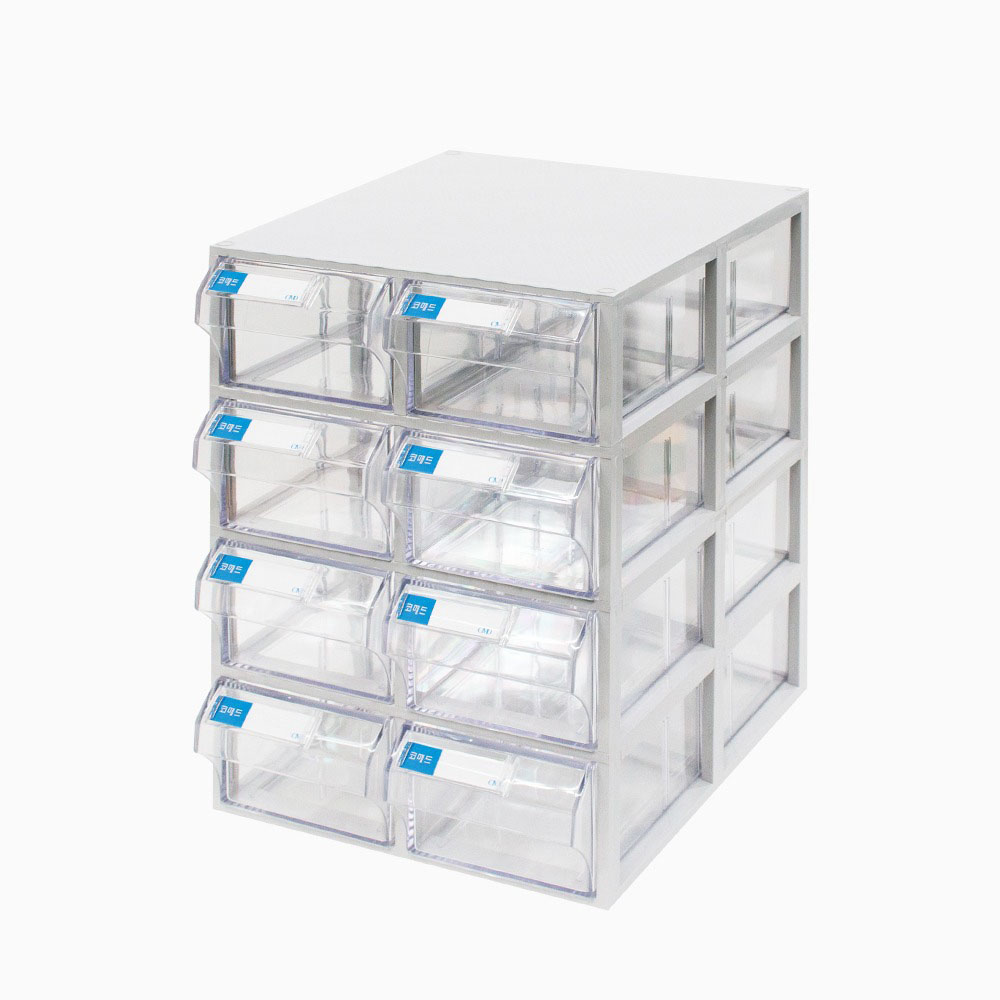 코메드 CMD-602-4 멀티박스 8칸 투명서랍장 37,010원