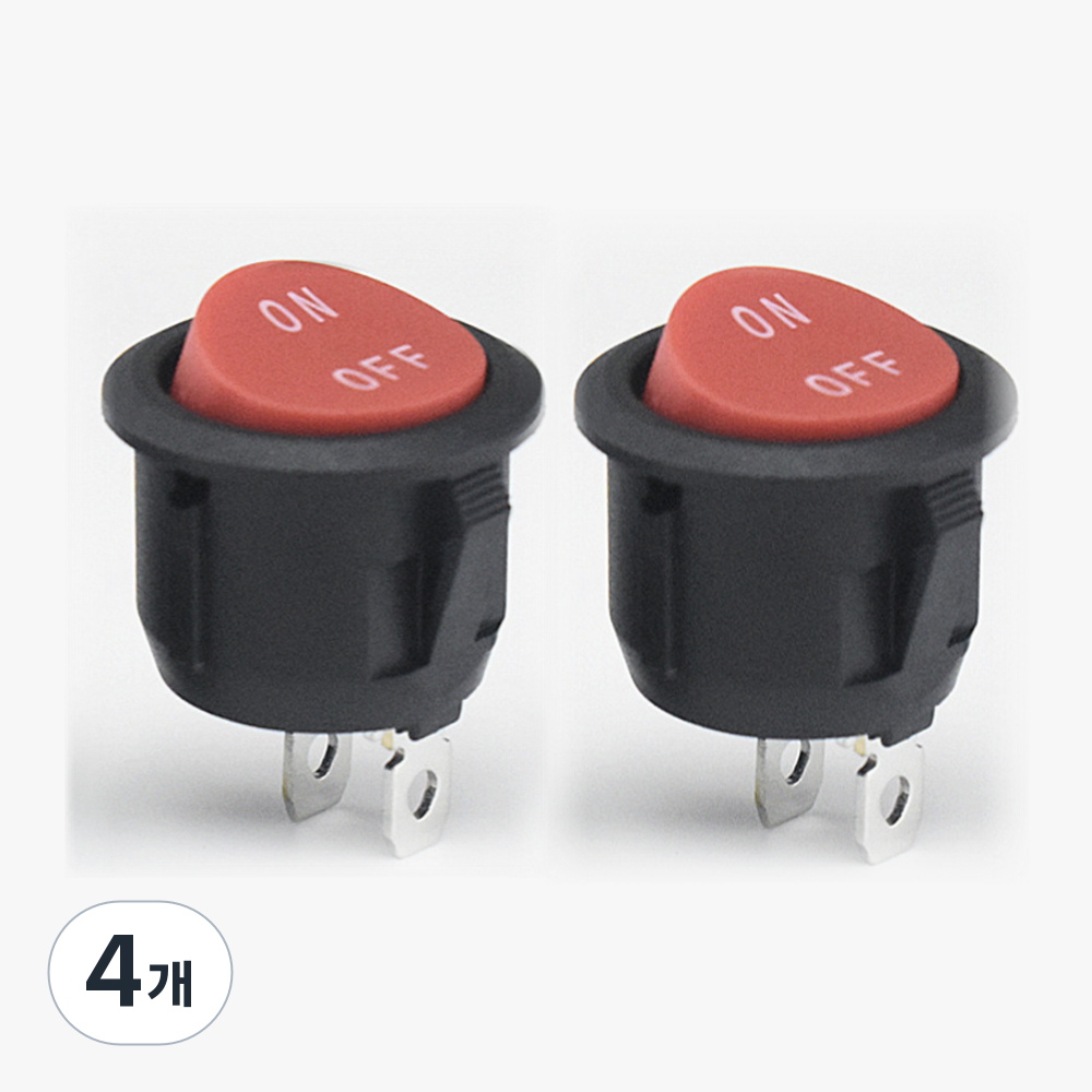 포그디 원통 사각 온오프 시소 토글스위치 10,590원