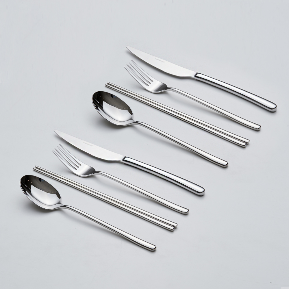 이스트마크 커트러리 4종 세트, 단일 색상, 디너스푼 2p + 젓가락 2p + 디너포크 2p + 디너나이프 2p, 1세트 30,040원