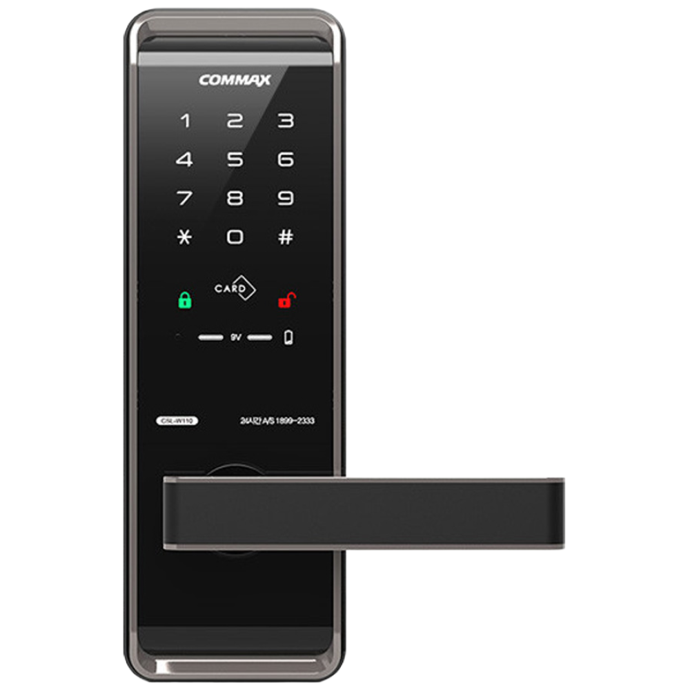 코맥스 목문용 무타공 CSL-W110 카드키4개+번호키 방문 사무실 나무문 판넬문 손잡이 디지털도어락, CSL-W110, 고객직접설치 87,000원