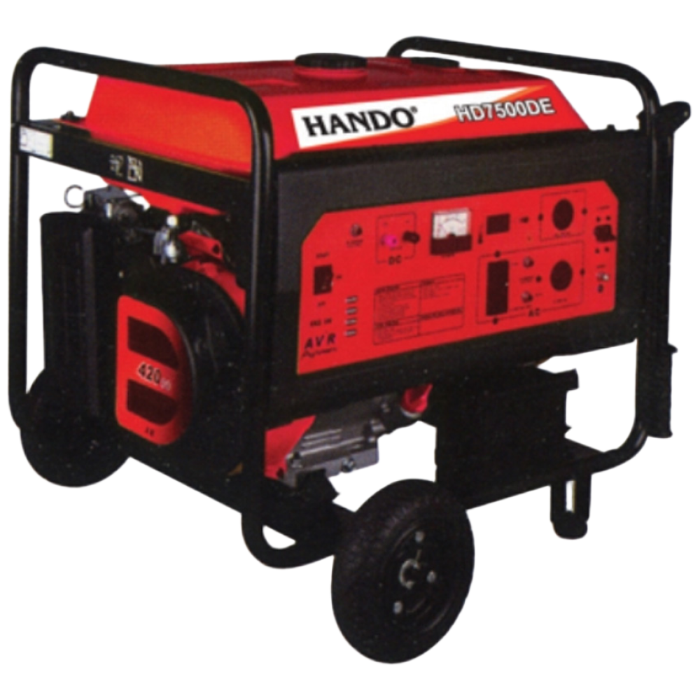 [한도] 7.0(6.5)Kw 산업용발전기(키시동/25L) HD7500DE, 1개 1,271,480원