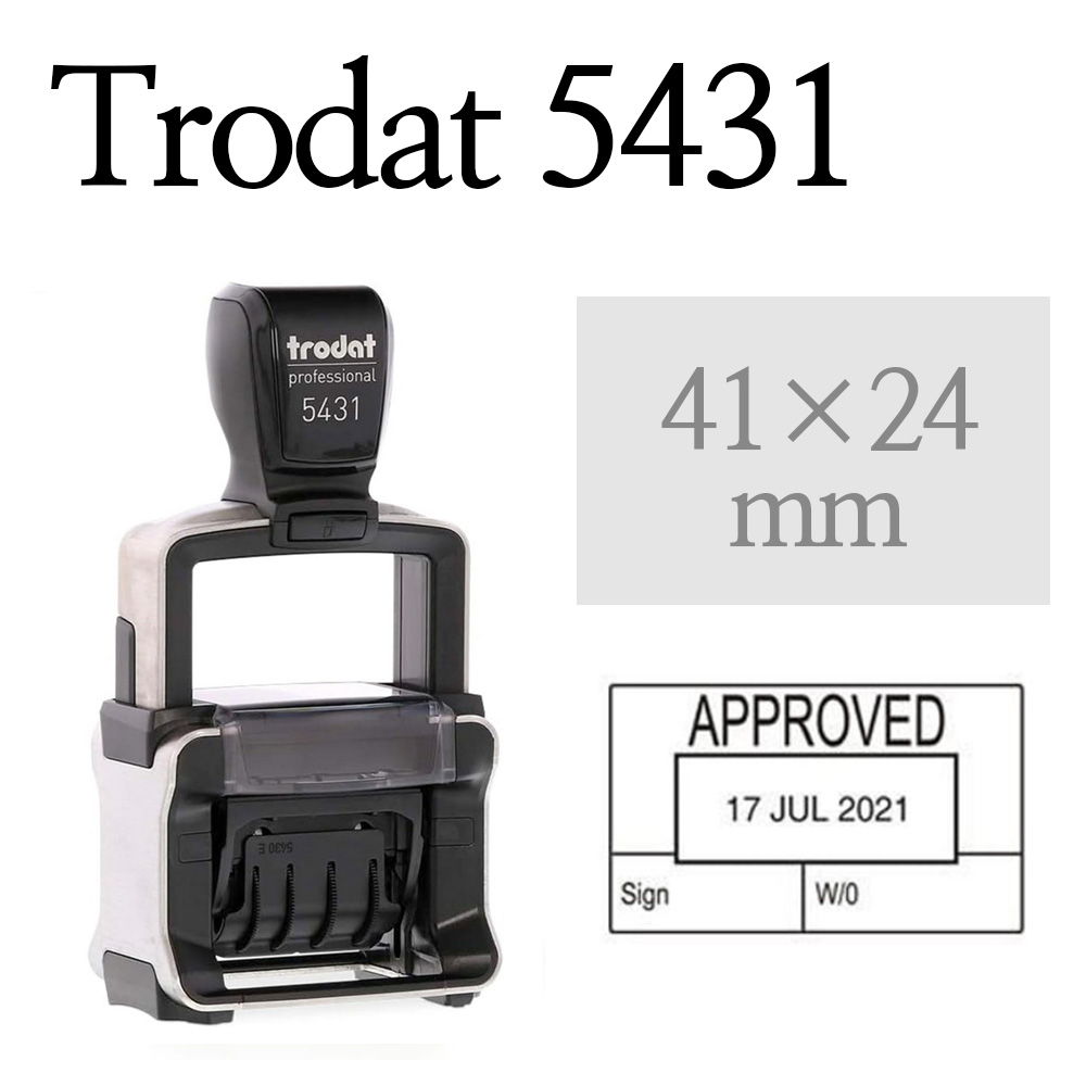 TRODAT 트로닷 5431 (41x24mm) 사각일부인 날짜도장 65,290원