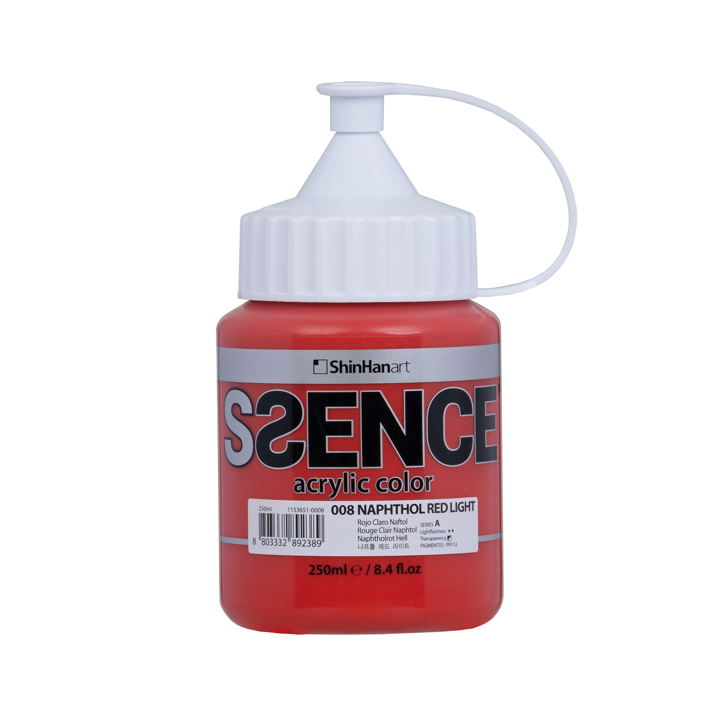 신한에쎈스 아크릴컬러 Bottle 물감 A 시리즈 나프톨 레드 라이트 8 9,400원