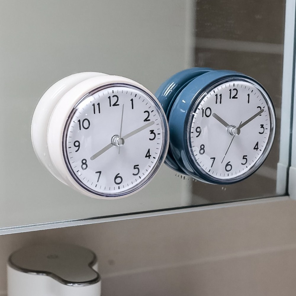 온빛 흡착식 방수 욕실 시계, 네이비 9,500원