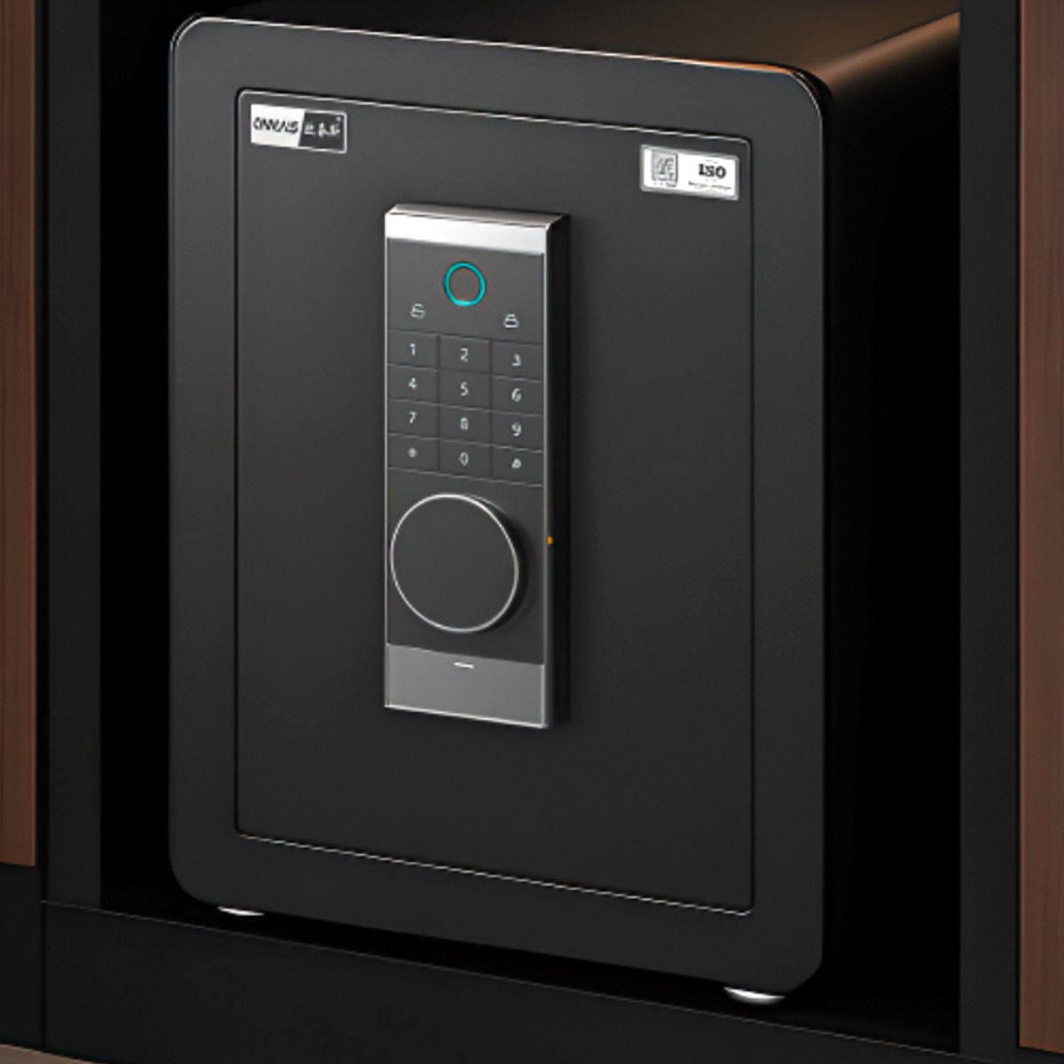 miraemoa 지문인식 스마트 금고 비밀번호 45cm 개인용 가정용 사무실 보관함 중형, 블랙 169,900원