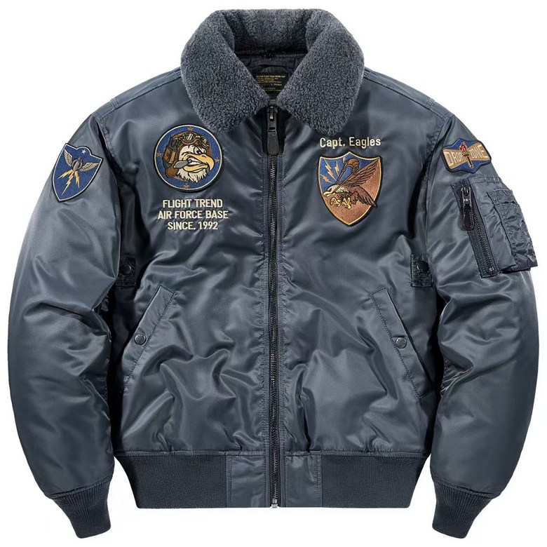 JoYouth  남성 겨울 비행 모피 항공점퍼 두꺼운 양털 레이어드 카라 재킷 간지나는 밀리터리 룩 135,220원