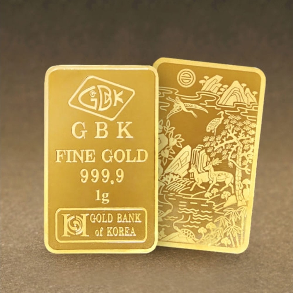[GBK금거래소]순금 골드바 1g 24k 포나인 999.9 졸업 출산 결혼 경사 선물 299,000원