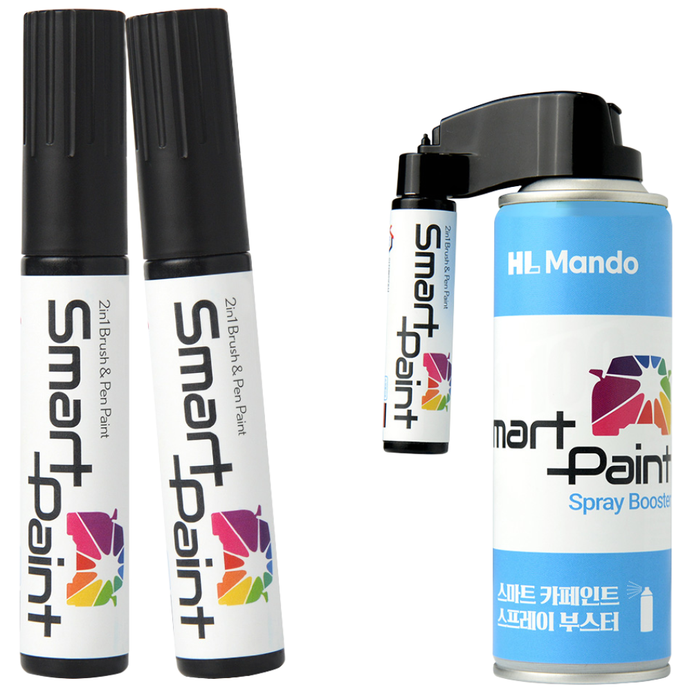 기아 그랜드카니발 SWP 스노우화이트펄차량용 붓펜 스프레이 자동차 스마트 페인트 2IN1 DIY 도색 13,900원