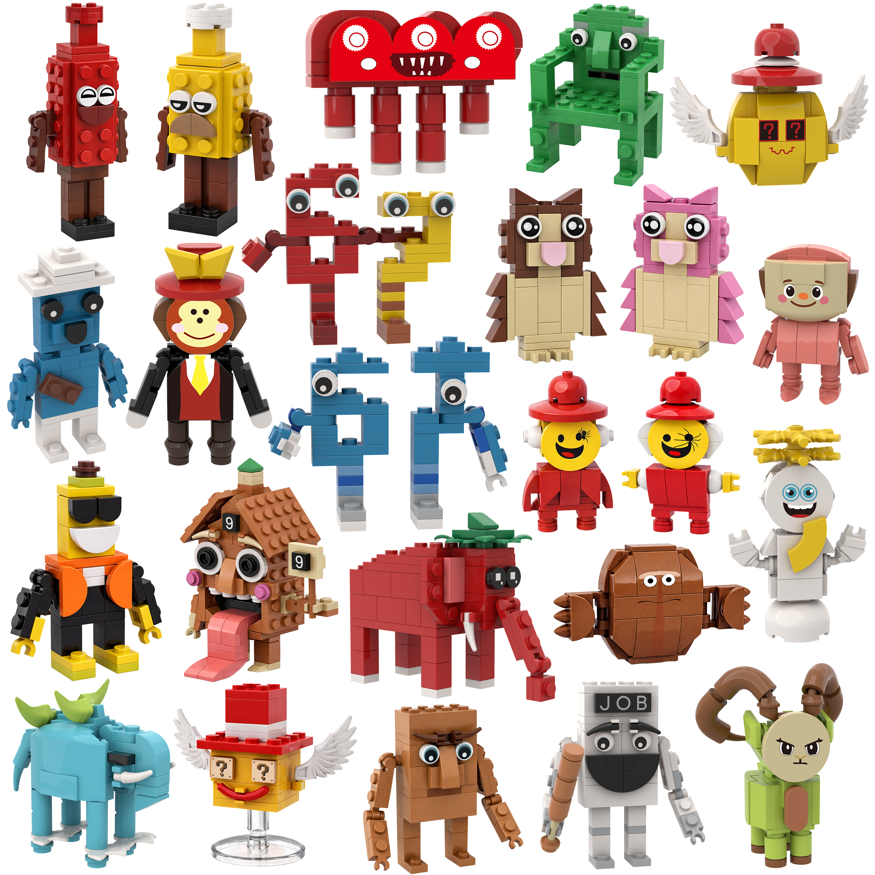 이탈리안 브레인롯 게임 한정등급 24종 컬렉션 조립블럭, 1개, 24캐릭터 29,900원