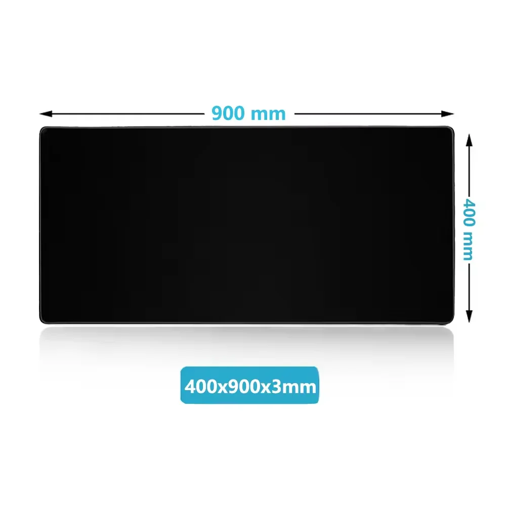 순수한 블랙 게임 마우스 패드 다중 크기 XL 49,140원