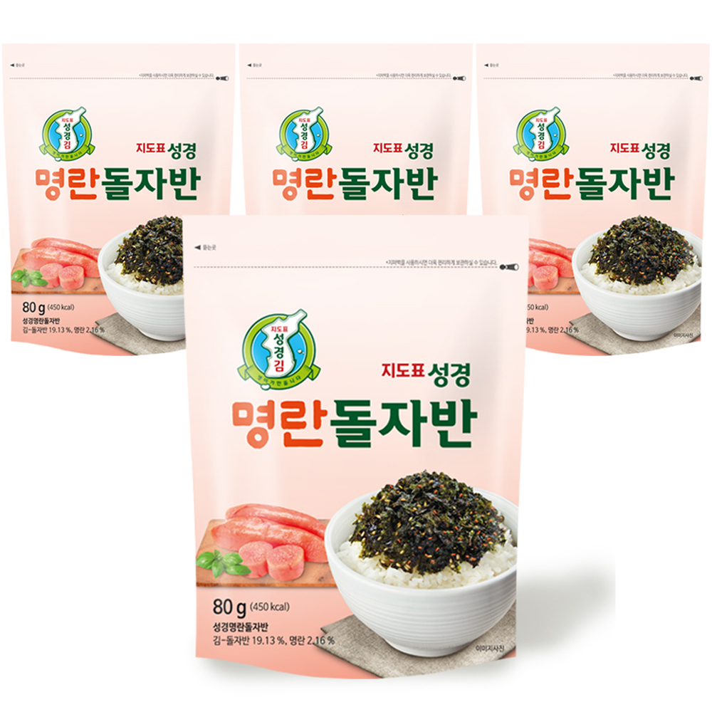 지도표성경 명란돌자반, 80g, 4개 15,900원