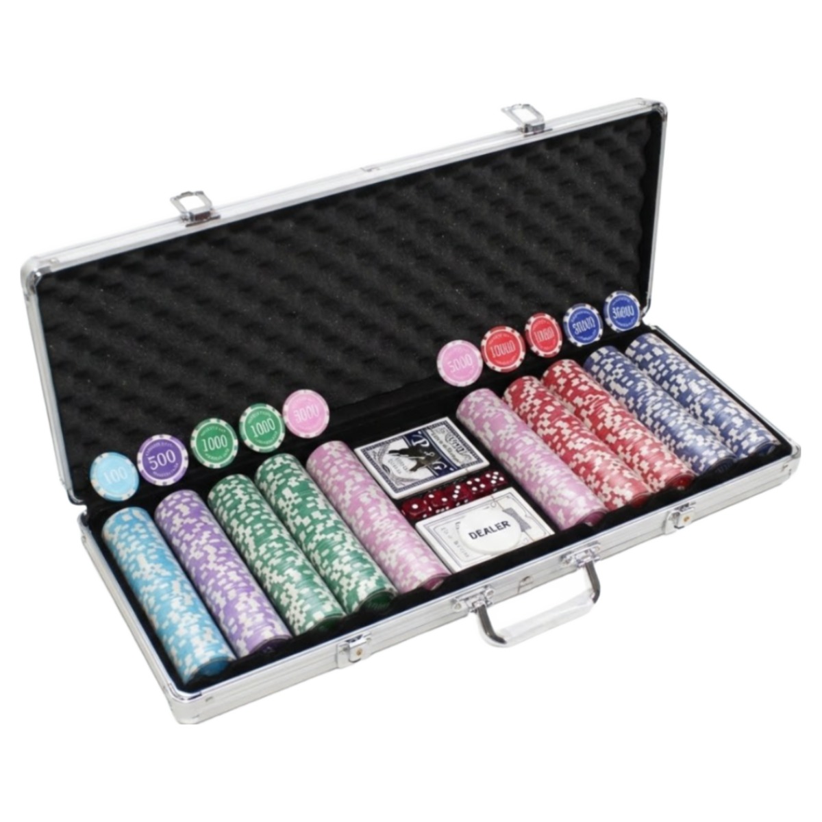 숫자 포커칩 300세트 카지노칩 세븐 카드 게임칩 보드게임칩, 숫자카지노500p, 1개 65,000원