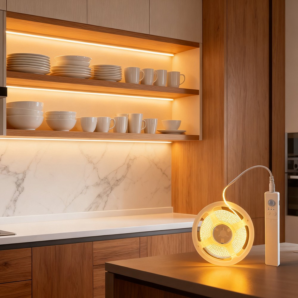 내장배터리 LED 센서 줄조명 잘라쓰는 무선 조명 리모컨, 현재가 19,900원