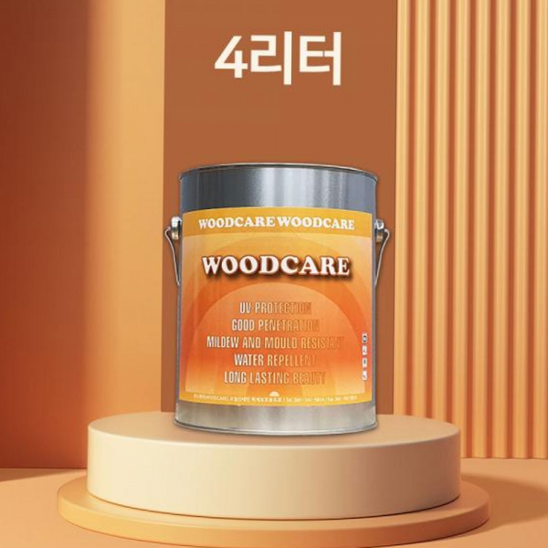 우드케어 오일스테인 woodcare 4리터 43,500원